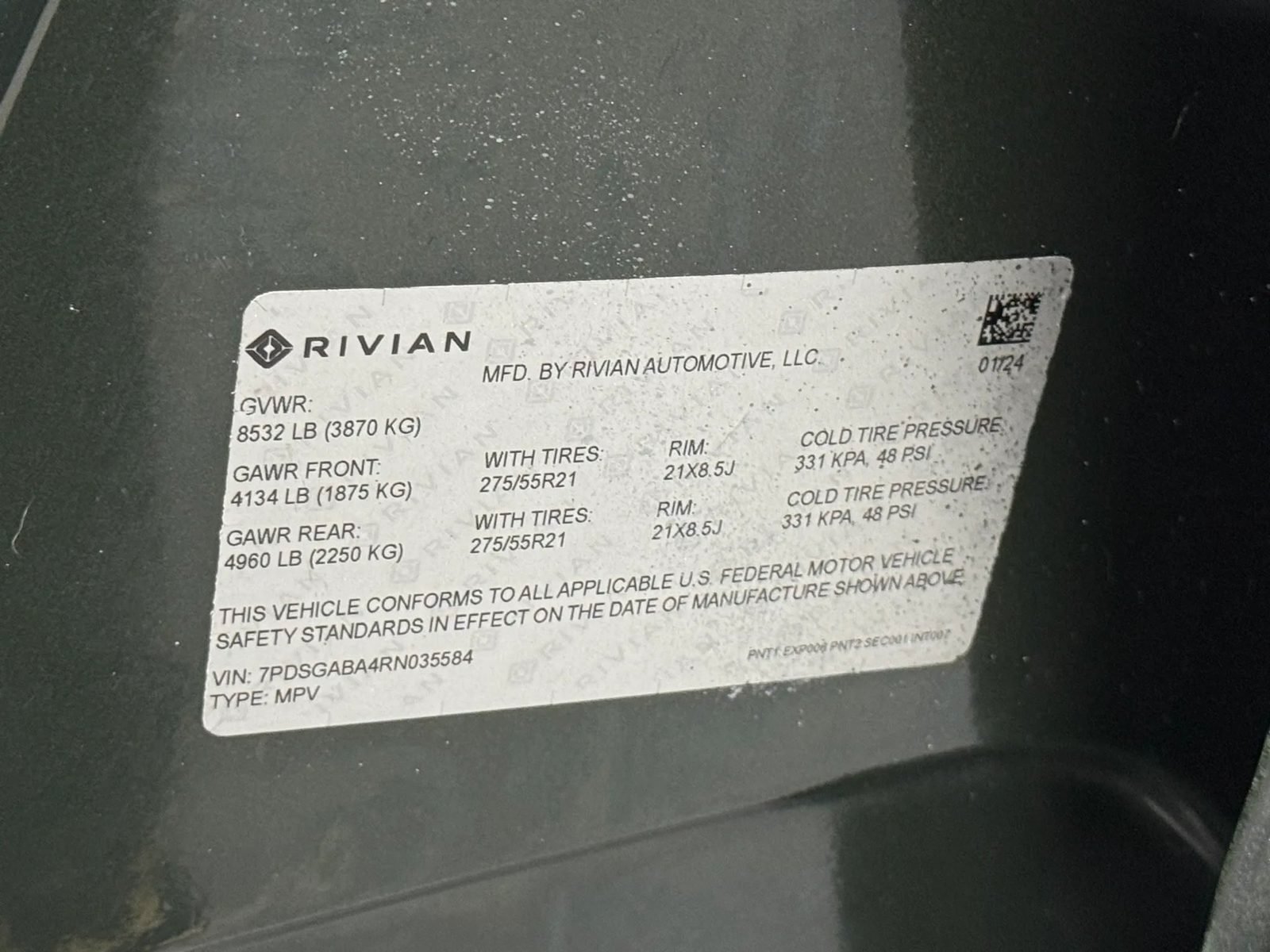 Used 2024 Rivian R1S Adventure Quad AWD/4WD image 49