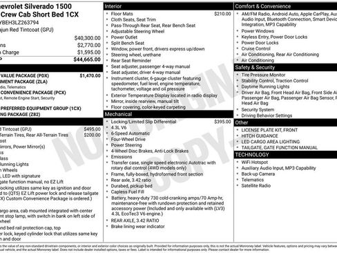 Used 2020 Chevrolet Silverado 1500 Custom w/ Custom Value Package image 26