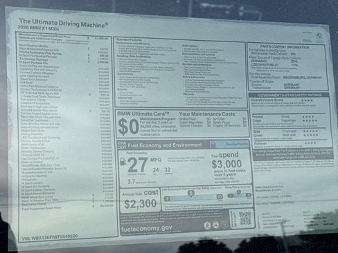 Used 2026 BMW X1 M35i w/ Technology Package image 30