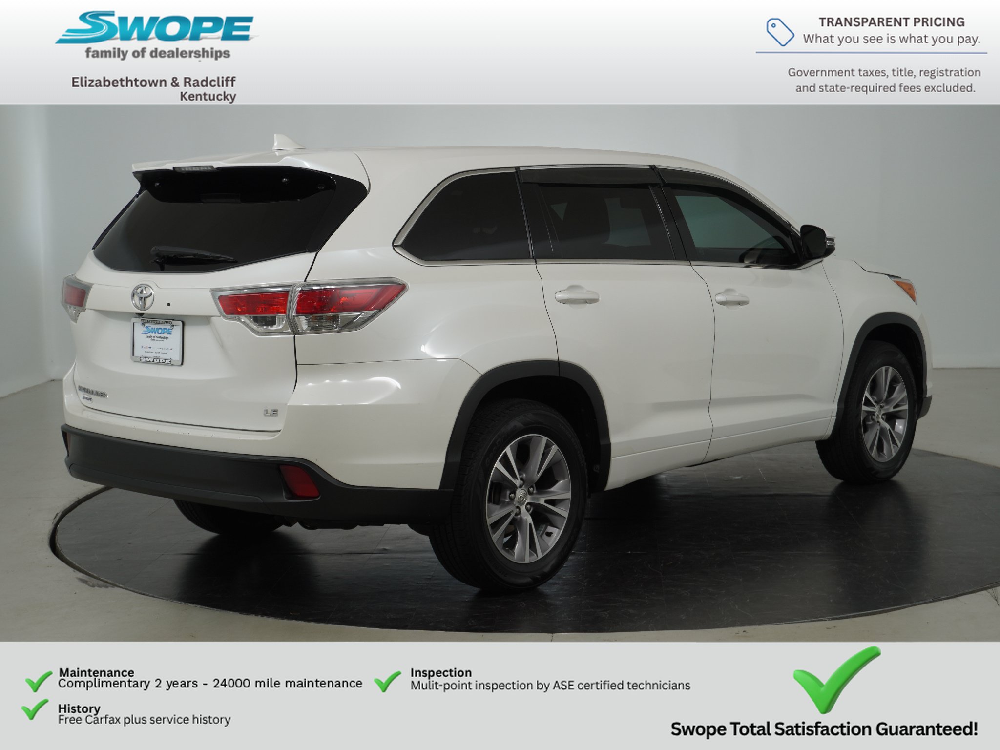 Used 2015 Toyota Highlander Plus FWD image 3