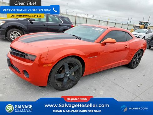 Used 2012 Chevrolet Camaro LS w/ Black Stripe Package RWD image 1