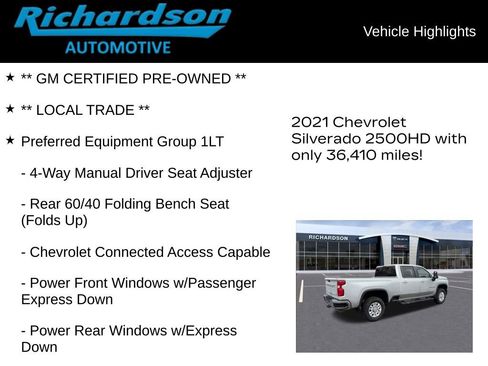 Used 2021 Chevrolet Silverado 2500 LT w/ All Star Edition image 12