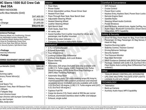 Used 2021 GMC Sierra 1500 SLE AWD/4WD image 4
