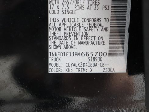 Used 2023 Nissan Frontier Pro-X w/ Pro Convenience Package RWD image 43