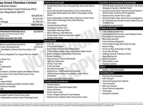 Certified 2025 Jeep Grand Cherokee Limited w/ Black Appearance Package AWD/4WD image 50
