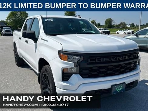 Certified 2023 Chevrolet Silverado 1500 Custom AWD/4WD image 1