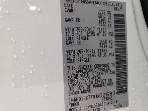 New 2026 Nissan Frontier PRO-4X w/ Pro-4x Convenience Package image 27