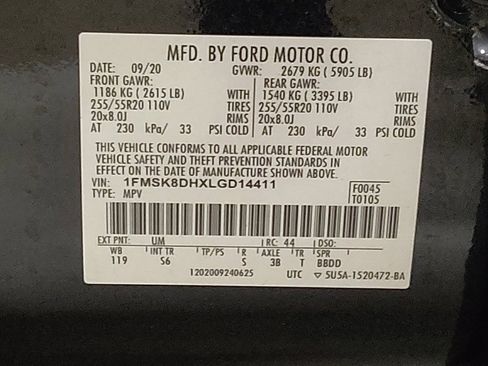 Used 2020 Ford Explorer XLT w/ Equipment Group 202A AWD/4WD image 33