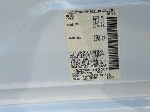 Used 2021 Nissan Leaf SL Plus FWD image 12