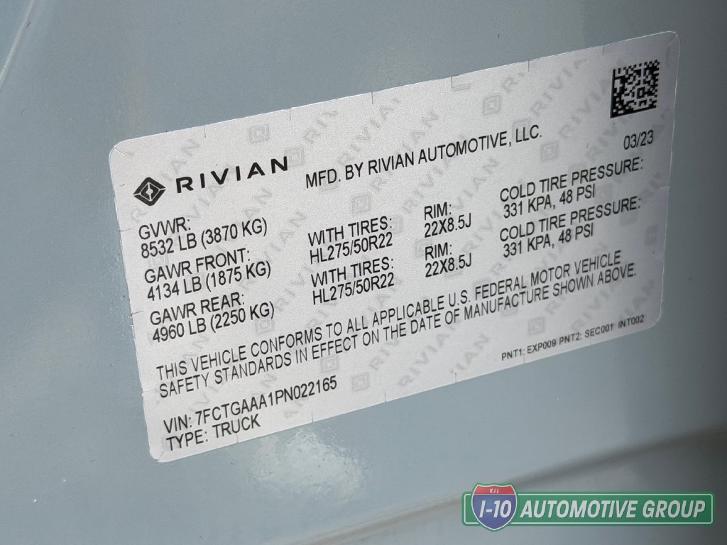 Used 2023 Rivian R1T Adventure Quad AWD/4WD image 24