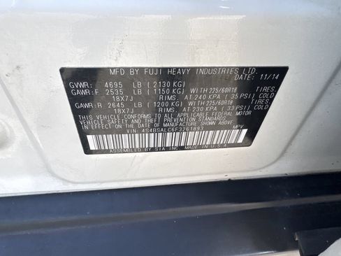 Used 2015 Subaru Outback 2.5i Limited AWD/4WD image 14