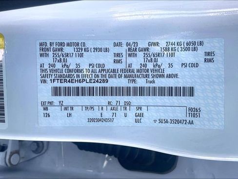 Used 2023 Ford Ranger XL w/ Equipment Group 101A High image 33