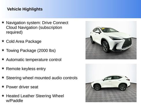 Used 2024 Lexus NX 350h AWD w/ Cold Area Package image 2