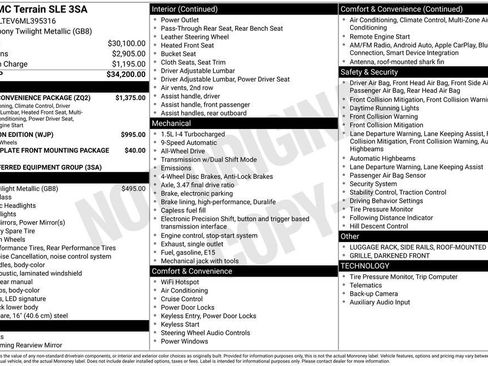 Used 2021 GMC Terrain SLE w/ Driver Convenience Package image 21