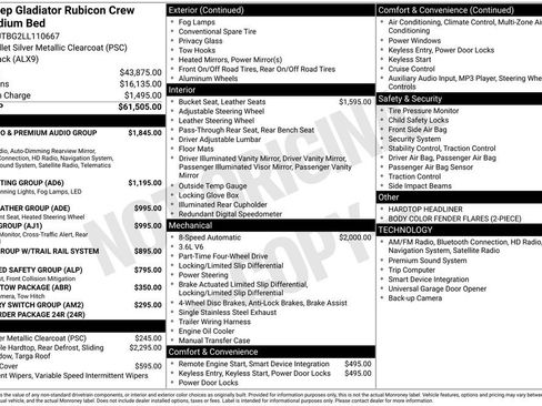 Used 2020 Jeep Gladiator Rubicon image 6