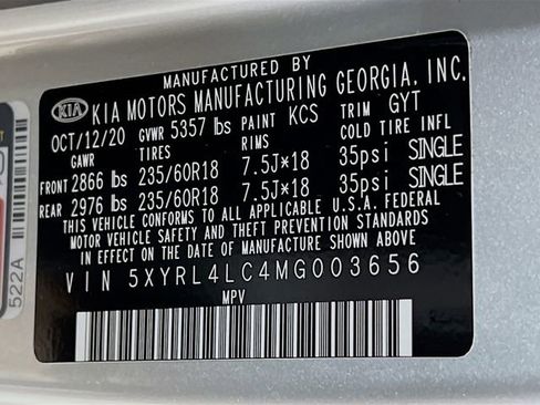 Certified 2021 Kia Sorento S w/ Panoramic Sunroof Package image 32