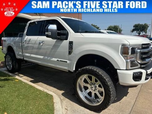 Used 2022 Ford F250 Platinum w/ FX4 Off-Road Package AWD/4WD image 7
