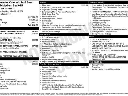 Used 2024 Chevrolet Colorado Trail Boss w/ Advanced Trailering Package AWD/4WD image 3