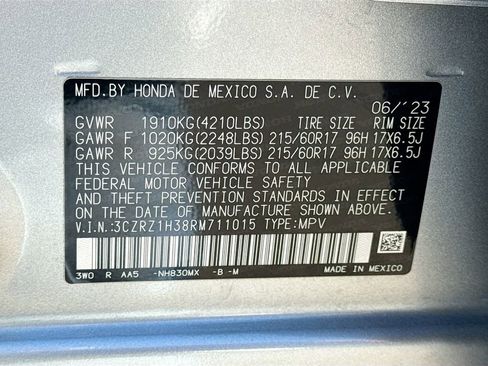 Used 2024 Honda HR-V LX image 39