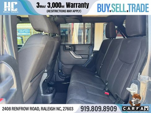 Used 2017 Jeep Wrangler Unlimited Sport w/ Quick Order Package 24S image 16