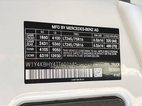 Used 2026 Mercedes-Benz Sprinter 2500 image 22