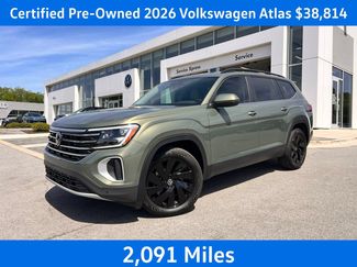 Certified 2026 Volkswagen Atlas SE w/ Black Wheel Package FWD 360° Tour