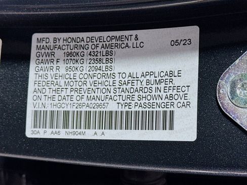Certified 2023 Honda Accord LX image 28