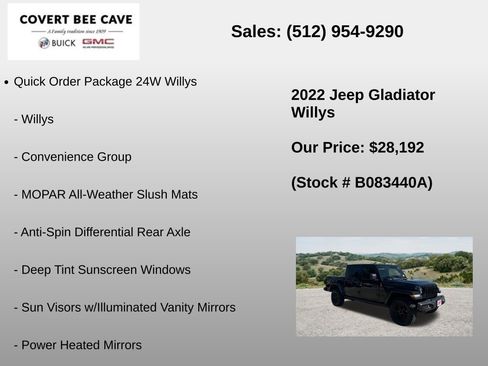 Used 2022 Jeep Gladiator Sport AWD/4WD image 6