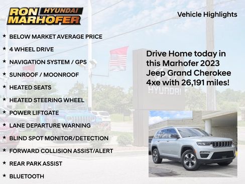 Used 2023 Jeep Grand Cherokee 4WD 4xe image 14