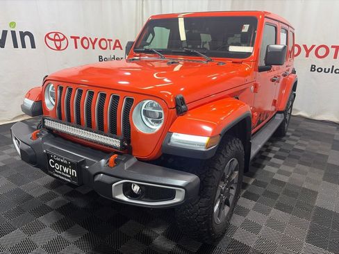 Used 2019 Jeep Wrangler Unlimited Sahara w/ Advanced Safety Group AWD/4WD image 3