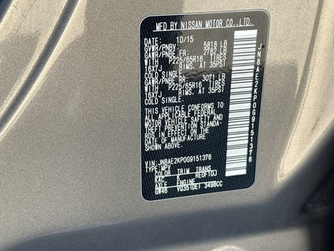 Used 2016 Nissan Quest SV FWD image 37