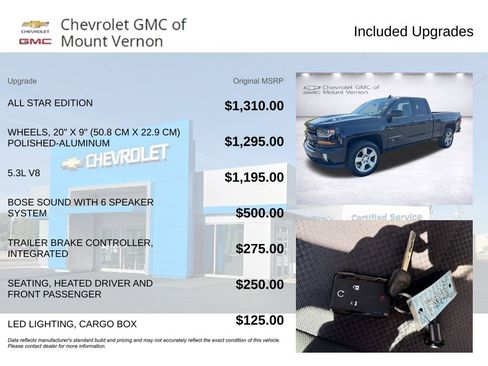 Used 2016 Chevrolet Silverado 1500 LT w/ All Star Edition AWD/4WD image 6