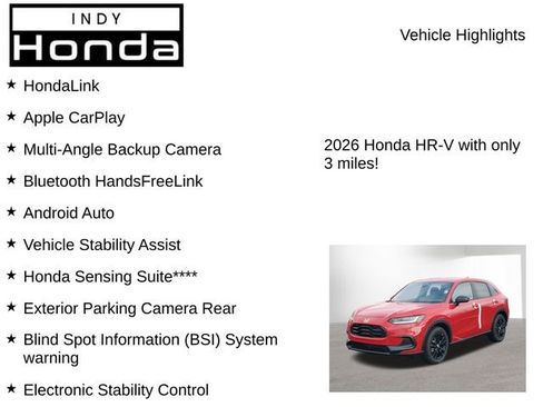 New 2026 Honda HR-V Sport image 7