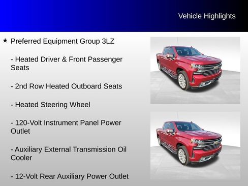 Used 2019 Chevrolet Silverado 1500 High Country AWD/4WD image 21