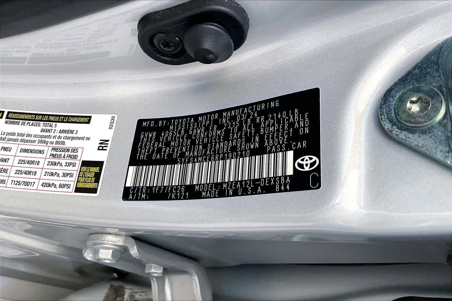 Used 2024 Toyota Corolla SE FWD image 33