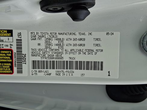 Certified 2024 Toyota Tundra Platinum AWD/4WD image 27