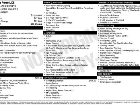 Used 2019 Kia Forte LXS FWD image 30
