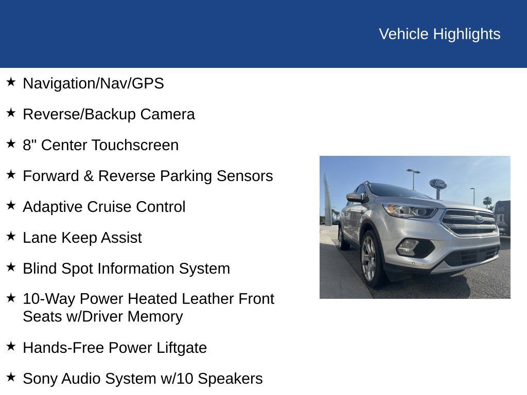 Used 2018 Ford Escape Titanium w/ Ford Safe & Smart Package AWD/4WD image 6
