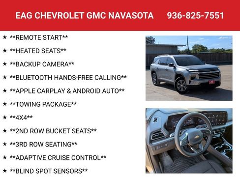 New 2025 Chevrolet Traverse LT w/ LPO, Floor Liner Package image 4