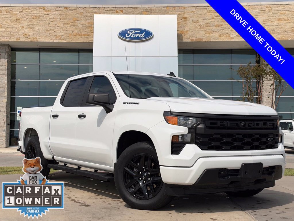 Used 2024 Chevrolet Silverado 1500 Custom w/ LPO, Dark Essentials Package RWD image 1
