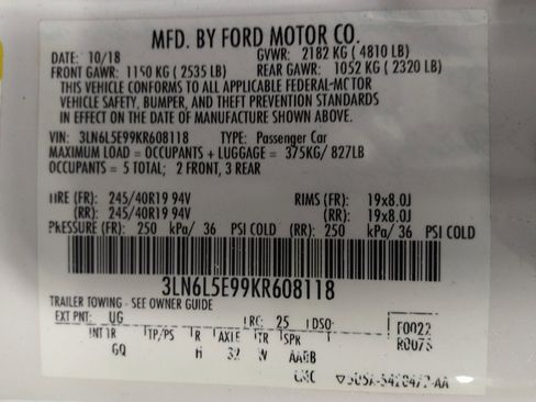 Used 2019 Lincoln MKZ Reserve FWD image 33