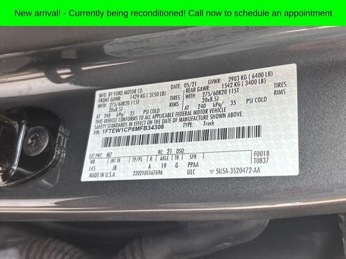 Used 2021 Ford F150 XL w/ STX Appearance Package RWD image 30