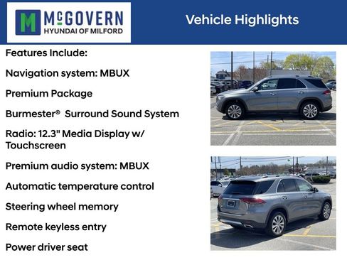 Used 2022 Mercedes-Benz GLE 350 4MATIC w/ Premium Package image 4