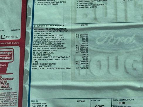 New 2025 Ford E-350 and Econoline 350 Super Duty w/ Power Equipment Group RWD image 11