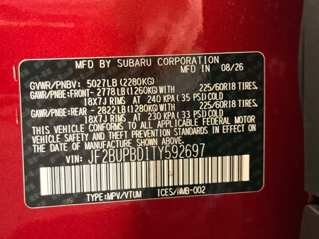 New 2026 Subaru Outback Premium AWD/4WD image 22