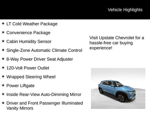 Used 2026 Chevrolet TrailBlazer LT w/ Convenience Package image 9