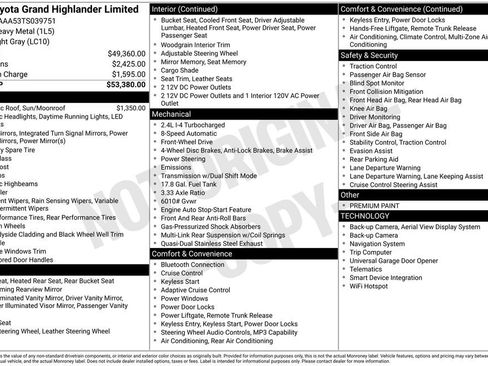 Used 2026 Toyota Grand Highlander FWD image 9
