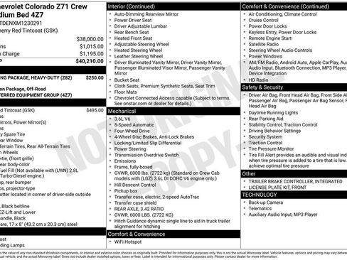 Used 2021 Chevrolet Colorado Z71 image 2