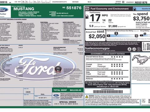 Used 2022 Ford Mustang Mach 1 w/ Mach 1 Handling Package image 2