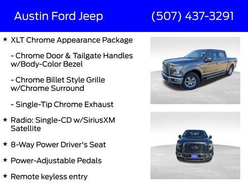 Certified 2017 Ford F150 XLT w/ Equipment Group 302A Luxury image 32